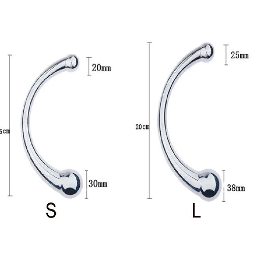 Hook 5858 Double Anal Steel Ended Elegant Stainless 0714